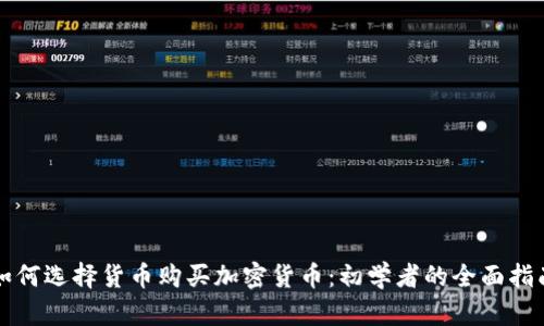 如何选择货币购买加密货币：初学者的全面指南